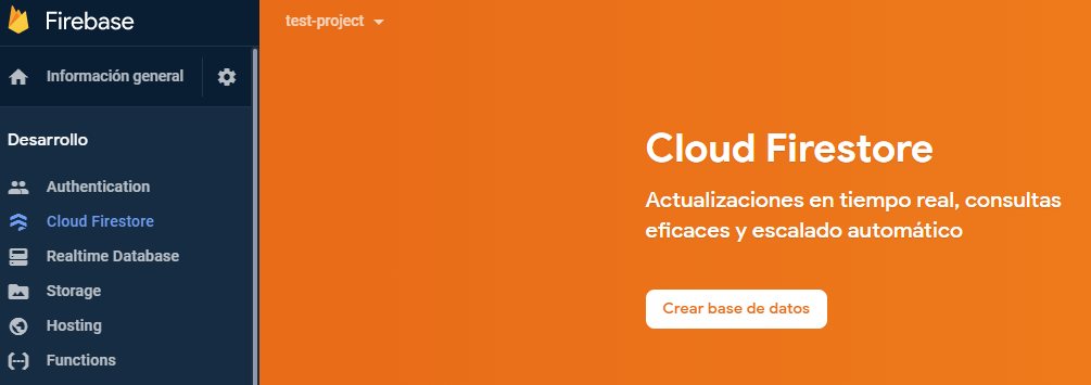 Firebase Create Project